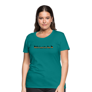 K9s Lead the Way - SAR - Women’s Premium T-Shirt - teal