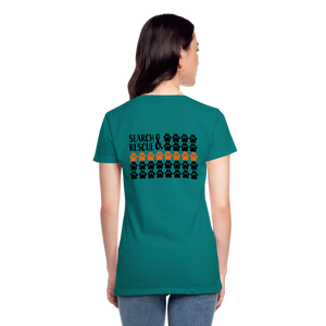 K9s Lead the Way - SAR - Women’s Premium T-Shirt - teal