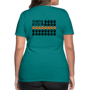 K9s Lead the Way - SAR - Women’s Premium T-Shirt - teal