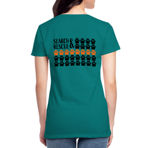 K9s Lead the Way - SAR - Women’s Premium T-Shirt - teal