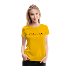 Load image into Gallery viewer, K9s Lead the Way - SAR - Women’s Premium T-Shirt - sun yellow
