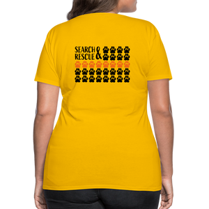 K9s Lead the Way - SAR - Women’s Premium T-Shirt - sun yellow