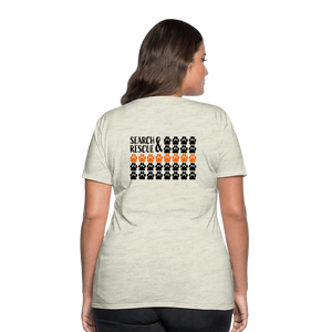 K9s Lead the Way - SAR - Women’s Premium T-Shirt - heather oatmeal