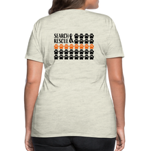 Load image into Gallery viewer, K9s Lead the Way - SAR - Women’s Premium T-Shirt - heather oatmeal
