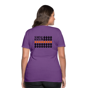 K9s Lead the Way - SAR - Women’s Premium T-Shirt - purple