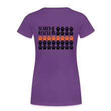 Load image into Gallery viewer, K9s Lead the Way - SAR - Women’s Premium T-Shirt - purple
