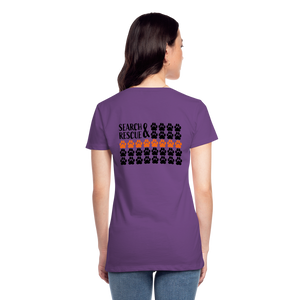 K9s Lead the Way - SAR - Women’s Premium T-Shirt - purple