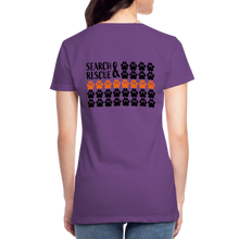 Load image into Gallery viewer, K9s Lead the Way - SAR - Women’s Premium T-Shirt - purple
