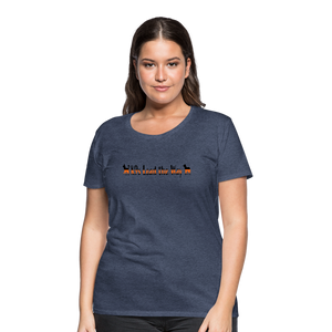 K9s Lead the Way - SAR - Women’s Premium T-Shirt - heather blue