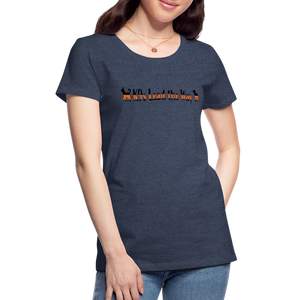 K9s Lead the Way - SAR - Women’s Premium T-Shirt - heather blue