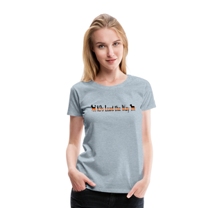 K9s Lead the Way - SAR - Women’s Premium T-Shirt - heather ice blue