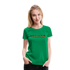 K9s Lead the Way - SAR - Women’s Premium T-Shirt - kelly green