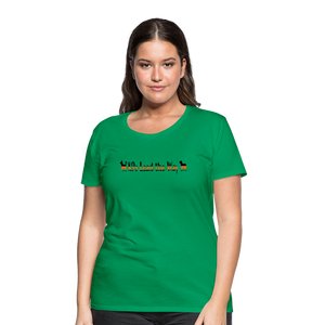 K9s Lead the Way - SAR - Women’s Premium T-Shirt - kelly green