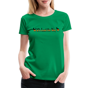 K9s Lead the Way - SAR - Women’s Premium T-Shirt - kelly green