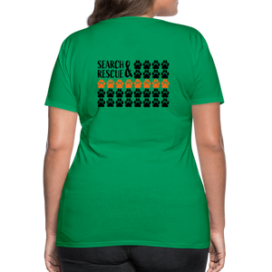 K9s Lead the Way - SAR - Women’s Premium T-Shirt - kelly green