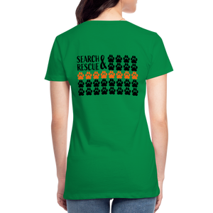 K9s Lead the Way - SAR - Women’s Premium T-Shirt - kelly green