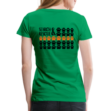 Load image into Gallery viewer, K9s Lead the Way - SAR - Women’s Premium T-Shirt - kelly green
