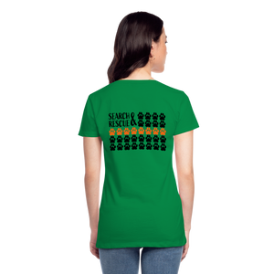 K9s Lead the Way - SAR - Women’s Premium T-Shirt - kelly green