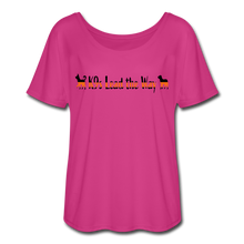 Load image into Gallery viewer, K9s Lead the Way - SAR - Women’s Flowy T-Shirt - dark pink
