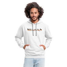 Load image into Gallery viewer, K9s Lead the Way - SAR - Contrast Hoodie - white/gray

