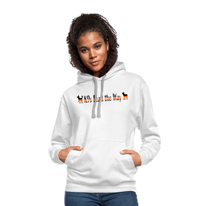 K9s Lead the Way - SAR - Contrast Hoodie - white/gray