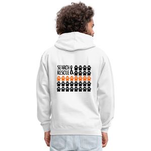 K9s Lead the Way - SAR - Contrast Hoodie - white/gray