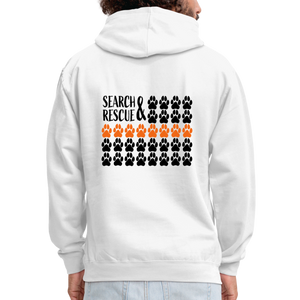 K9s Lead the Way - SAR - Contrast Hoodie - white/gray