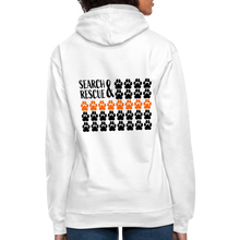 Load image into Gallery viewer, K9s Lead the Way - SAR - Contrast Hoodie - white/gray
