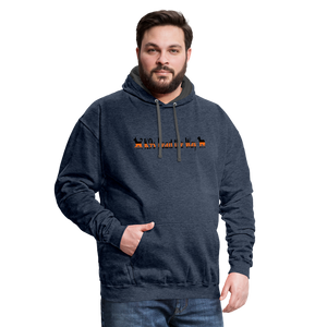 K9s Lead the Way - SAR - Contrast Hoodie - indigo heather/asphalt