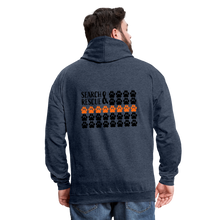 Load image into Gallery viewer, K9s Lead the Way - SAR - Contrast Hoodie - indigo heather/asphalt
