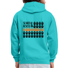 Load image into Gallery viewer, K9s Lead the Way - SAR - Contrast Hoodie - scuba blue/asphalt
