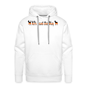 K9s Lead the Way - SAR - Men’s Premium Hoodie - white