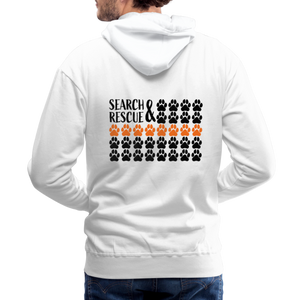 K9s Lead the Way - SAR - Men’s Premium Hoodie - white