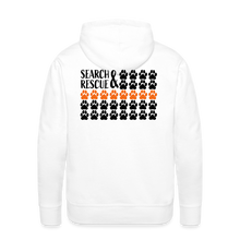 Load image into Gallery viewer, K9s Lead the Way - SAR - Men’s Premium Hoodie - white
