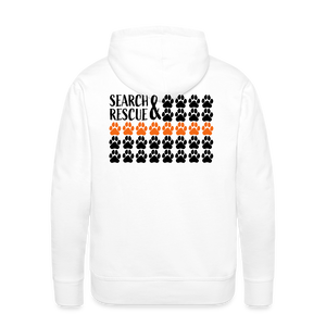 K9s Lead the Way - SAR - Men’s Premium Hoodie - white