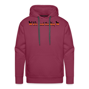 K9s Lead the Way - SAR - Men’s Premium Hoodie - burgundy