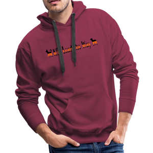 K9s Lead the Way - SAR - Men’s Premium Hoodie - burgundy