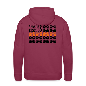 K9s Lead the Way - SAR - Men’s Premium Hoodie - burgundy