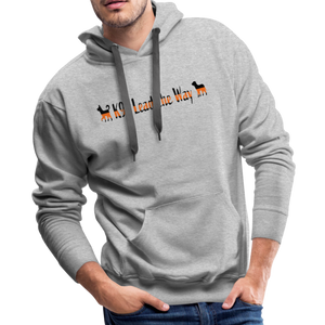 K9s Lead the Way - SAR - Men’s Premium Hoodie - heather grey
