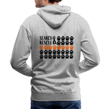 Load image into Gallery viewer, K9s Lead the Way - SAR - Men’s Premium Hoodie - heather grey
