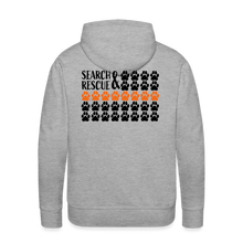 Load image into Gallery viewer, K9s Lead the Way - SAR - Men’s Premium Hoodie - heather grey
