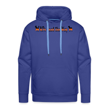 Load image into Gallery viewer, K9s Lead the Way - SAR - Men’s Premium Hoodie - royal blue
