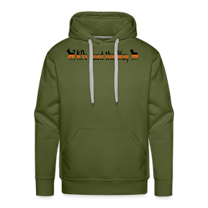 K9s Lead the Way - SAR - Men’s Premium Hoodie - olive green