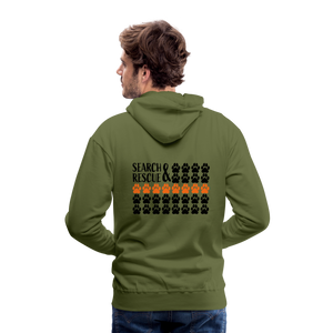 K9s Lead the Way - SAR - Men’s Premium Hoodie - olive green