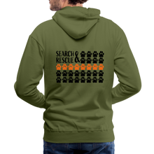 Load image into Gallery viewer, K9s Lead the Way - SAR - Men’s Premium Hoodie - olive green
