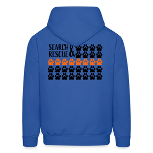 K9s Lead the Way - SAR - Men's Hoodie - royal blue