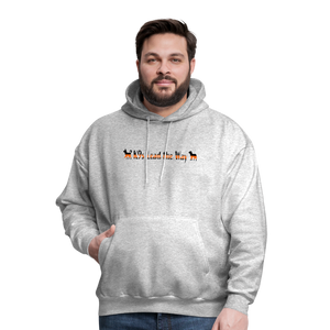 K9s Lead the Way - SAR - Men's Hoodie - heather gray