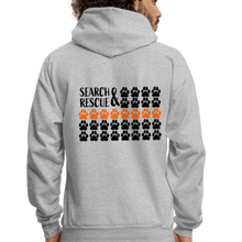 Load image into Gallery viewer, K9s Lead the Way - SAR - Men&#39;s Hoodie - heather gray
