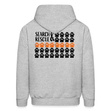 Load image into Gallery viewer, K9s Lead the Way - SAR - Men&#39;s Hoodie - heather gray
