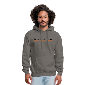 K9s Lead the Way - SAR - Men's Hoodie - asphalt gray